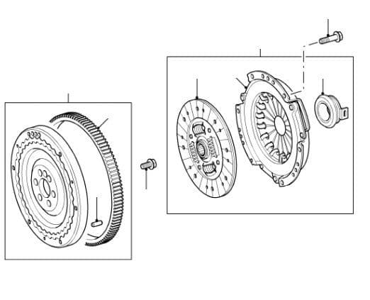 1.8k Flywheel & Clutch