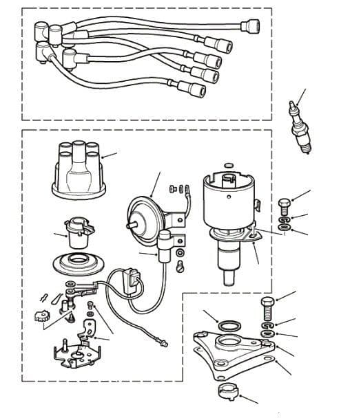 17H Distributor, Leads & Plugs