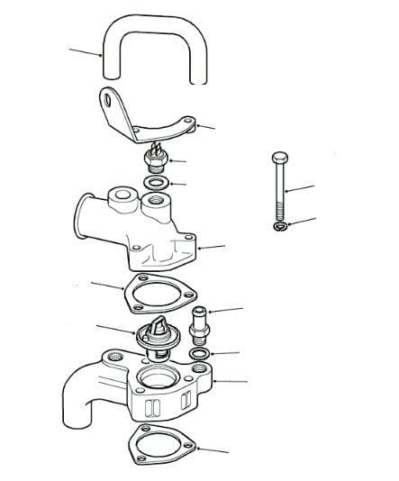 17H Thermostat & Housing