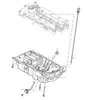 Oil Sump Pan & Level Indicator