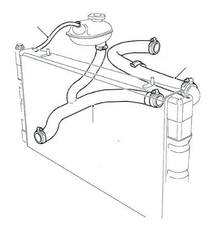 2.5 Carb & NA Radiator Hoses