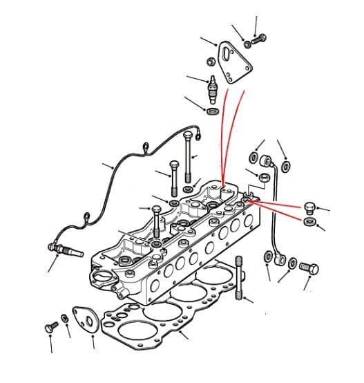 2.5NA Cylinder Head Components