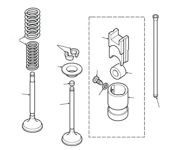 2.5NA Valves & Tappets