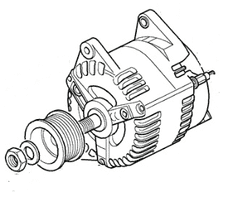 3.5V8 Alternator (EFI)