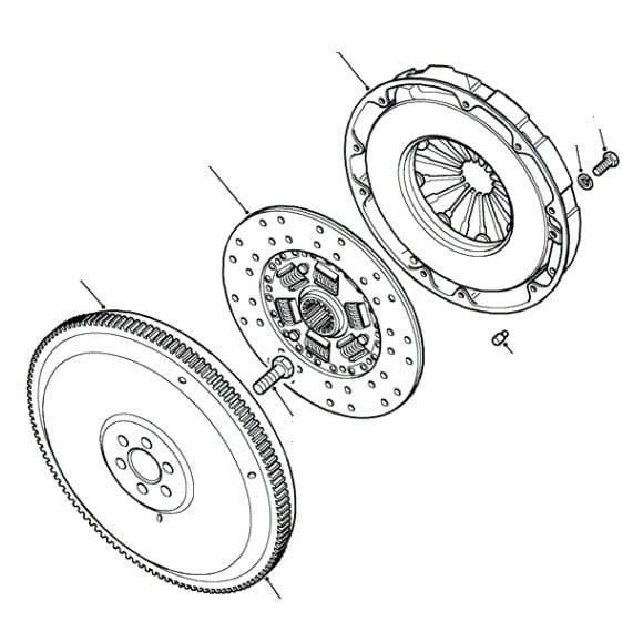 3.5V8 Flywheel & Clutch