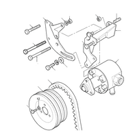 3.5V8 Power  Steering Pump (With V Belt)