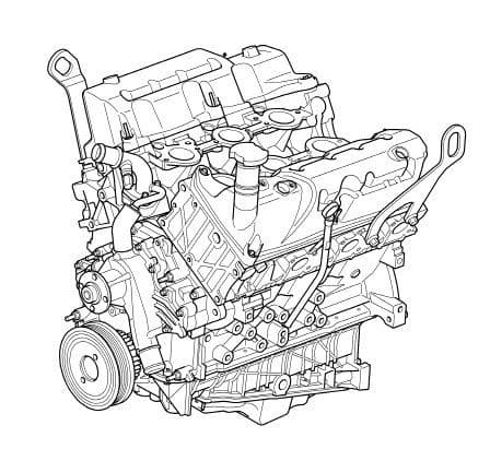 4.0 SOHC V6 EFI Petrol Cologne Engine