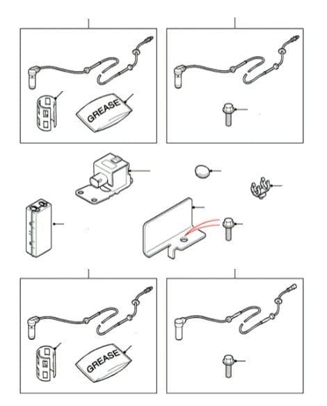 ABS Sensors & Control Unit