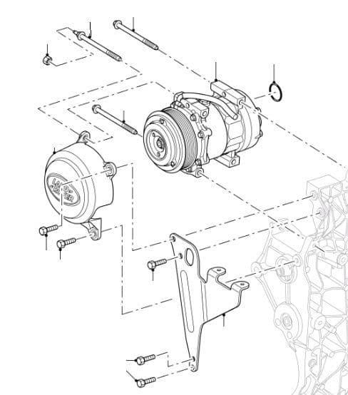 Air Conditioning Compressor 2.2 & 2.4 Duratorq