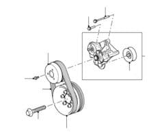 Auxiliary Drive Belt - Secondary NA Engine