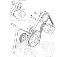 Auxiliary Drive Belt & Tensioner