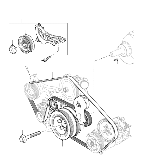 Auxiliary Drive Belt XJ NA[1]