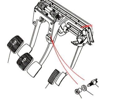 Brake Light Switch & Pedal Rubbers