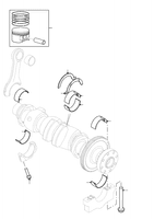 Crankshaft Bearings & Pistons