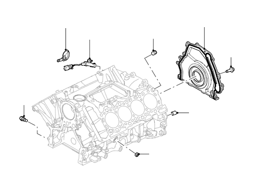 Crankshaft Rear Seal & Sensor