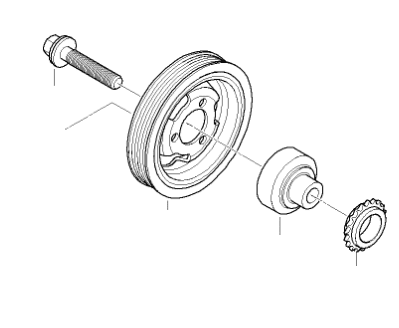 Crankshaft Vibration Damper Pulley