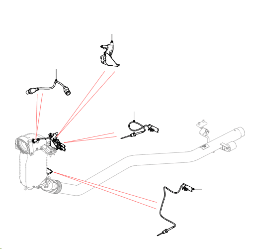 Exhaust Sensors 2.0 AJ200 HIGH Diesel