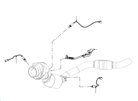 Exhaust Sensors 3.0 Petrol AJ20P6 HIGH EU2 EU6