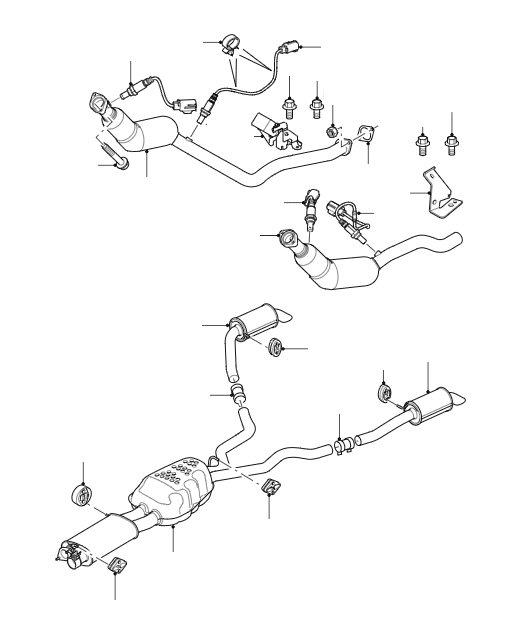 Exhaust System 4.2 SC AJ V8 Petrol (Exc North America)