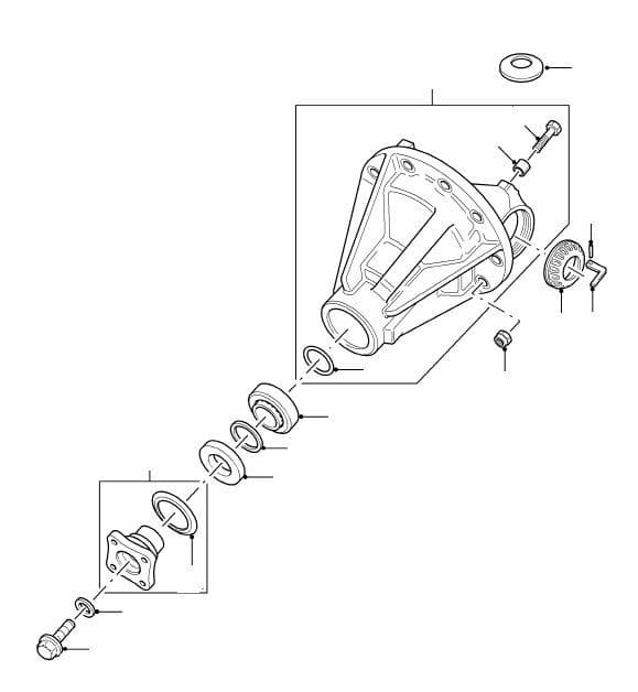 FRONT 2 PIN DIFFERENTIAL FROM VIN 7A000001