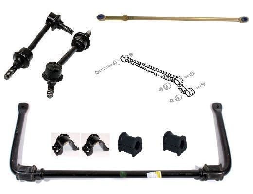 FRONT ANTI ROLL BAR & LINKS, RADIUS ARMS & PANHARD ROD