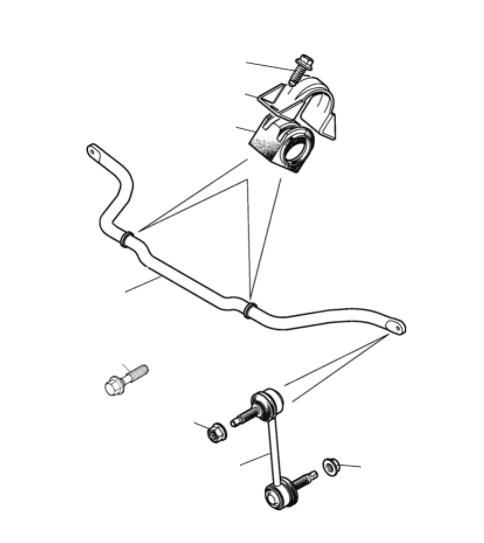 Front Anti Roll Bar, Mountings & Links