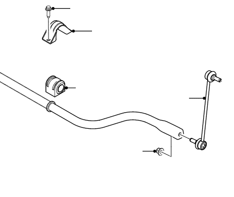 Front Anti Roll Bar, Mountings & Links AWD Excluding Project 7