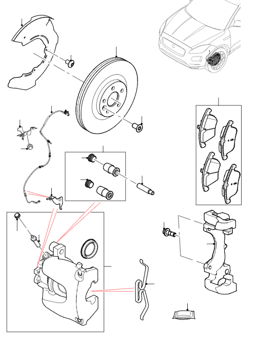 Front Brakes (325mm Disc)