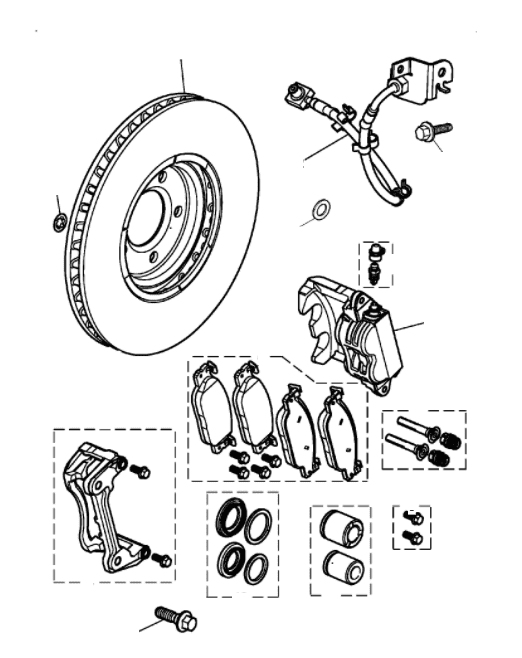 Front Brakes Excluding 4.2SC to VIN G49700