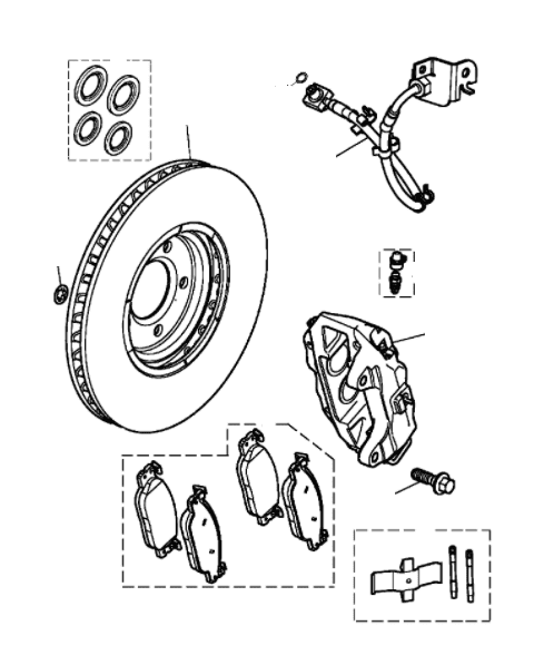 Front Brakes Supercharged VIN M45255 to N52047