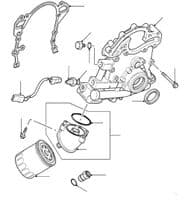 Front Cover Oil Pump & Filter Head