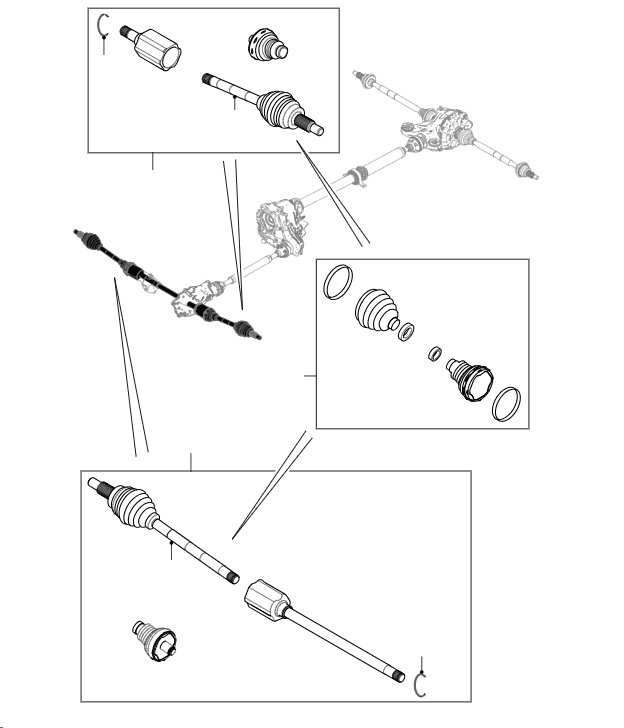 Front Driveshafts AWD Models