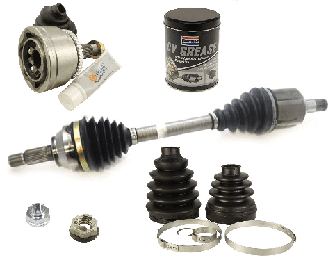 Front Driveshafts, CV Joints & Boot Kits - Petrol Models