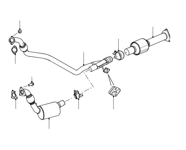 Front Exhaust 3.0 Diesel Euro Stage 4 from VIN AA000001