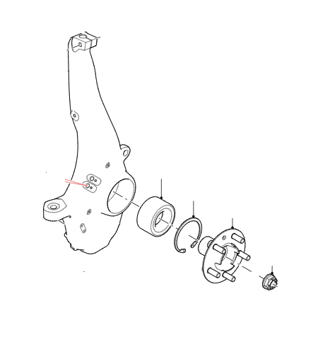 Front Hub & Bearing