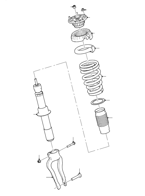 Front Springs & Dampers AWD