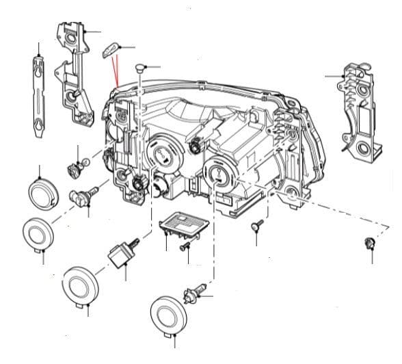 Headlamps and Bulbs from VIN AA000001