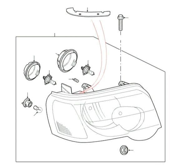 Headlamps from VIN 4A000001