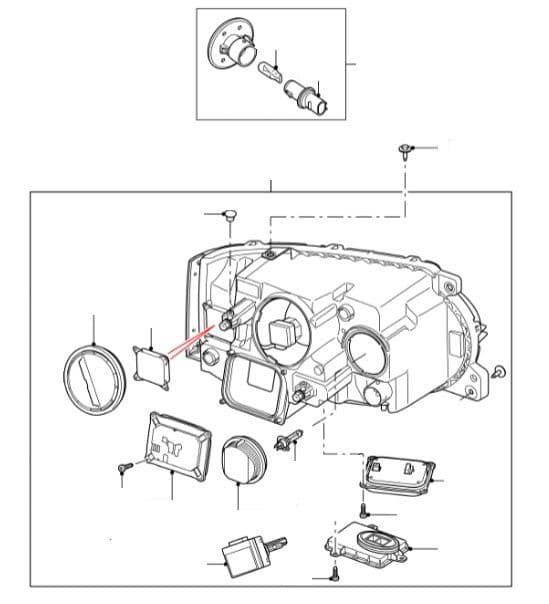 Headlamps from VIN AA000001