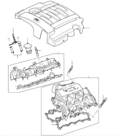 Inlet Manifolds & Engine Cover