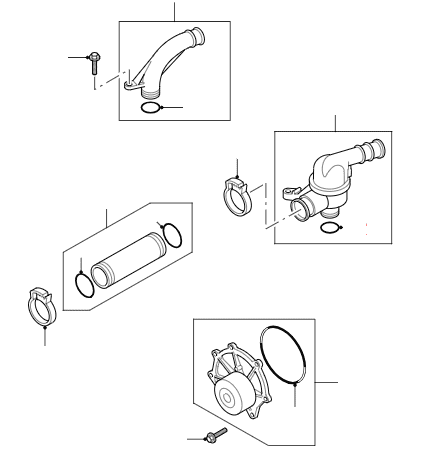 KV6 Thermostat & Waterpump