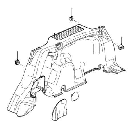 Load Area Interior Trim Clips