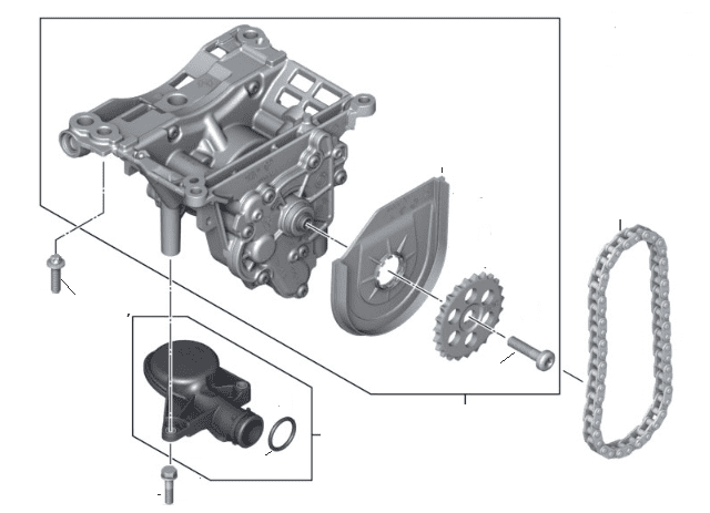 Oil Pump & Drive Chain