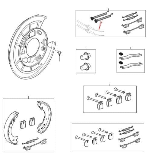 Parking Brake Shoes