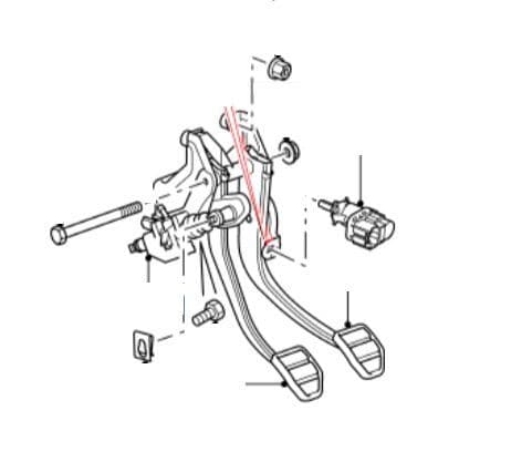 Pedals & Switch  for Manual models