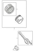 Piston, Connecting Rod & Bearings