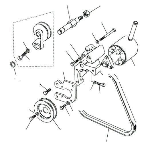 Power Steering Pump - Adwest 90 & 110