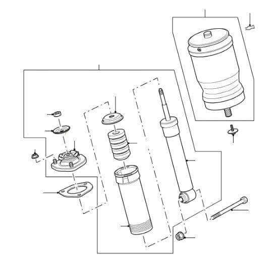 Rear Air Shock Absorbers