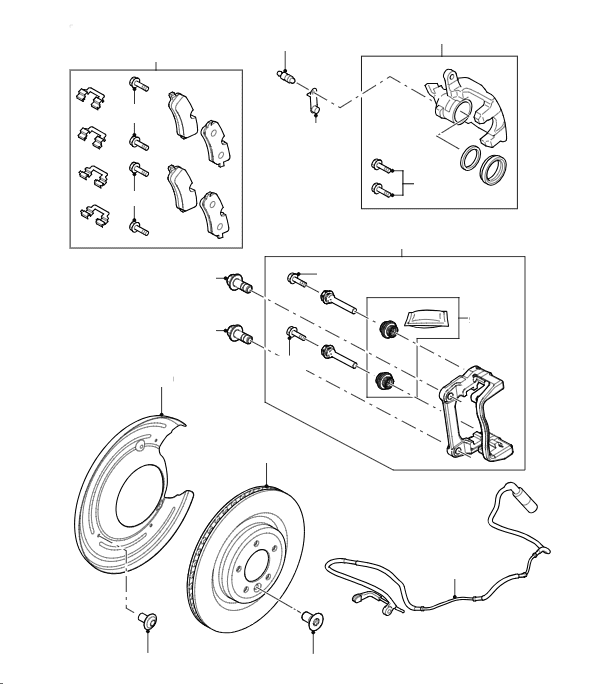 Rear Brakes 365mm Discs from VIN K2000001