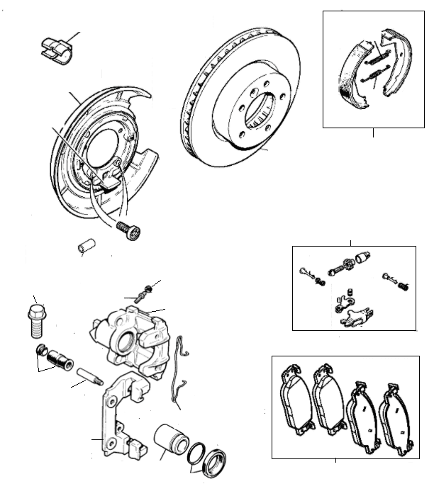 Rear Brakes - Non Brembo from VIN A00083